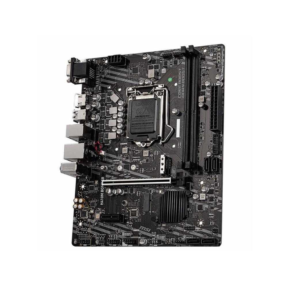 Foto 2 | Placa Madre Msi H410m Bomber Lga 1200 Intel H410 Ddr4 Micro Atx - Venta Internacional.