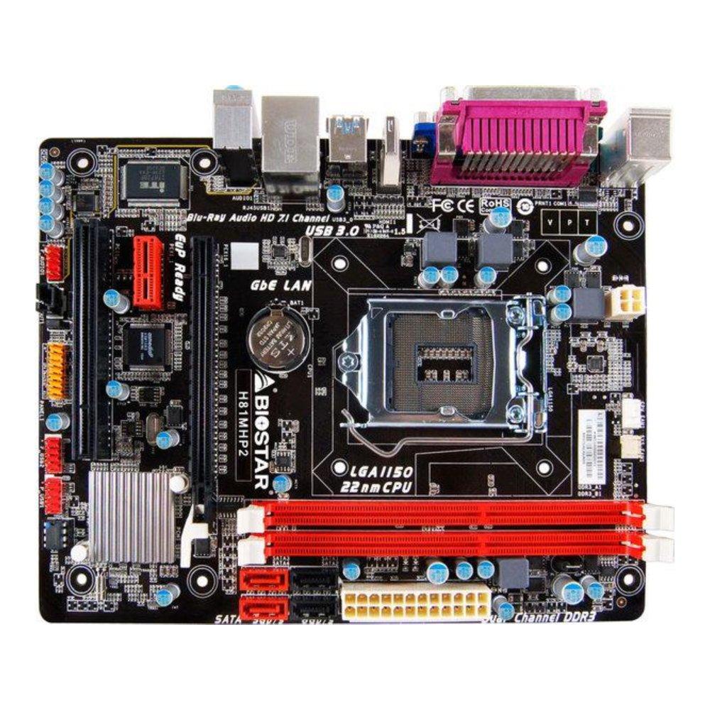 Foto 1 | Placa Madre Biostar H81mhp2 Lga 1150 Intel H81 Ddr3 Micro Atx - Venta Internacional.