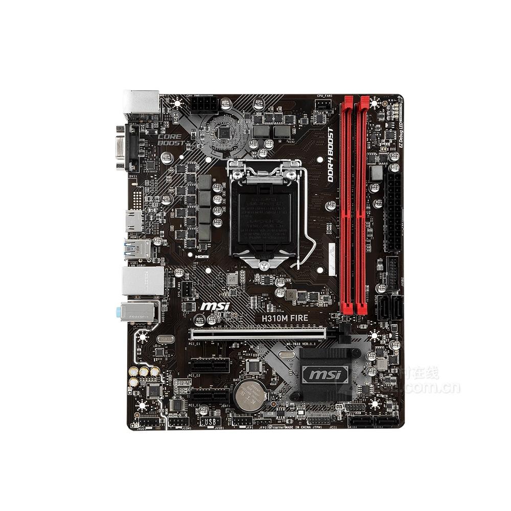 Foto 3 pulgar | Placa Madre Msi H310m Fire Lga 1151 Intel H310 Ddr4 Micro Atx - Venta Internacional.