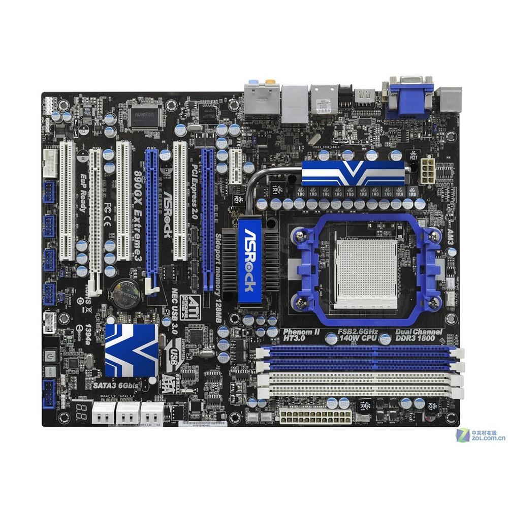 Foto 2 pulgar | Placa Madre Asrock 890gx Extreme3 Socket Am3 Ddr3 Atx - Venta Internacional.