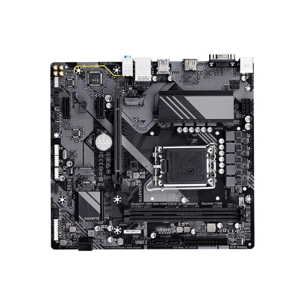 Foto 4 pulgar | Placa Madre Gigabyte B760m D2h Lga 1700 Intel B760 Ddr5 - Venta Internacional.