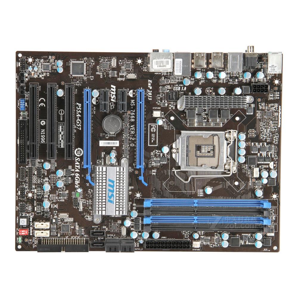 Foto 2 pulgar | Placa Madre Msi P55a-g57 Lga 1156 Intel P55 Ddr3 Atx - Venta Internacional.