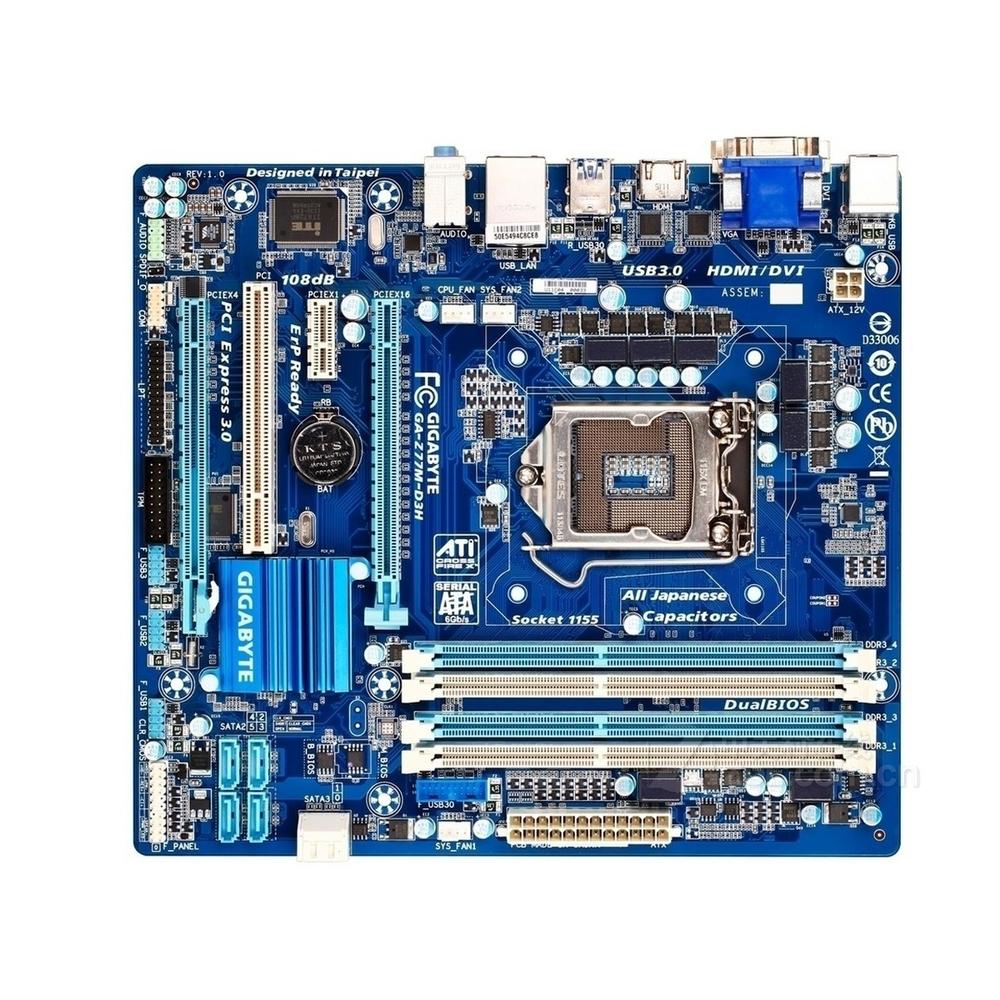 Foto 2 pulgar | Placa Madre Gigabyte Ga-z77m-d3h Lga 1155 Intel Z77 Ddr3 - Venta Internacional.