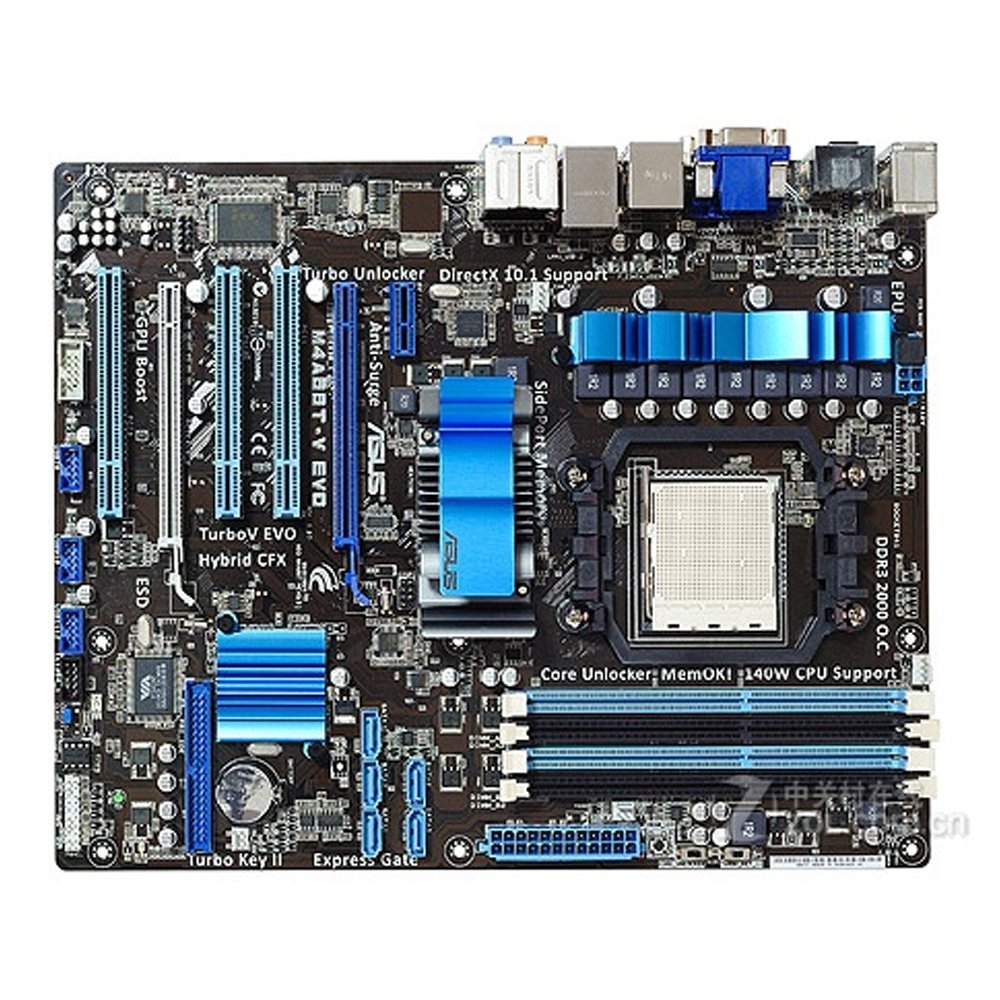 Foto 1 | Placa Base Asus M4a88t-v Evo Socket Am3 Amd 880g Ddr3 Atx - Venta Internacional.