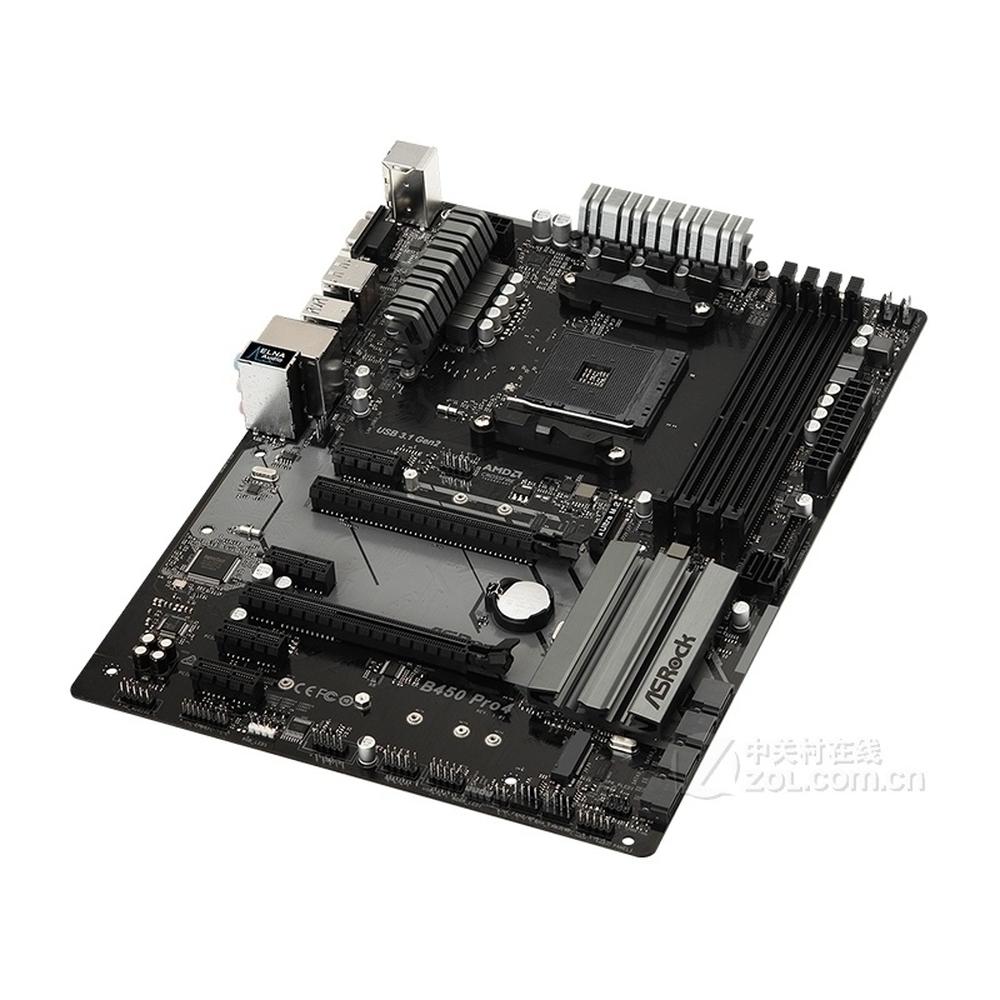 Foto 3 pulgar | Placa Madre Asrock B450 Pro4 Socket Am4 Amd B450 Ddr4 Atx - Venta Internacional.