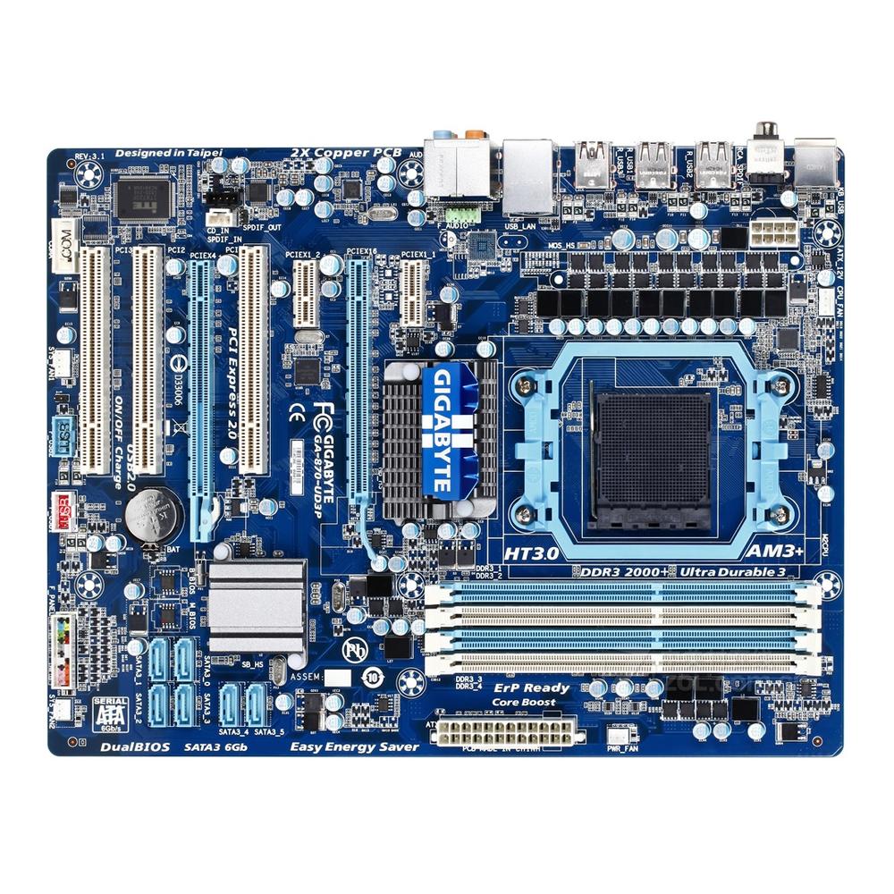 Foto 1 | Placa Madre Gigabyte Ga-870-ud3p (rev.3.1) Socket Am3+ Ddr3 - Venta Internacional.