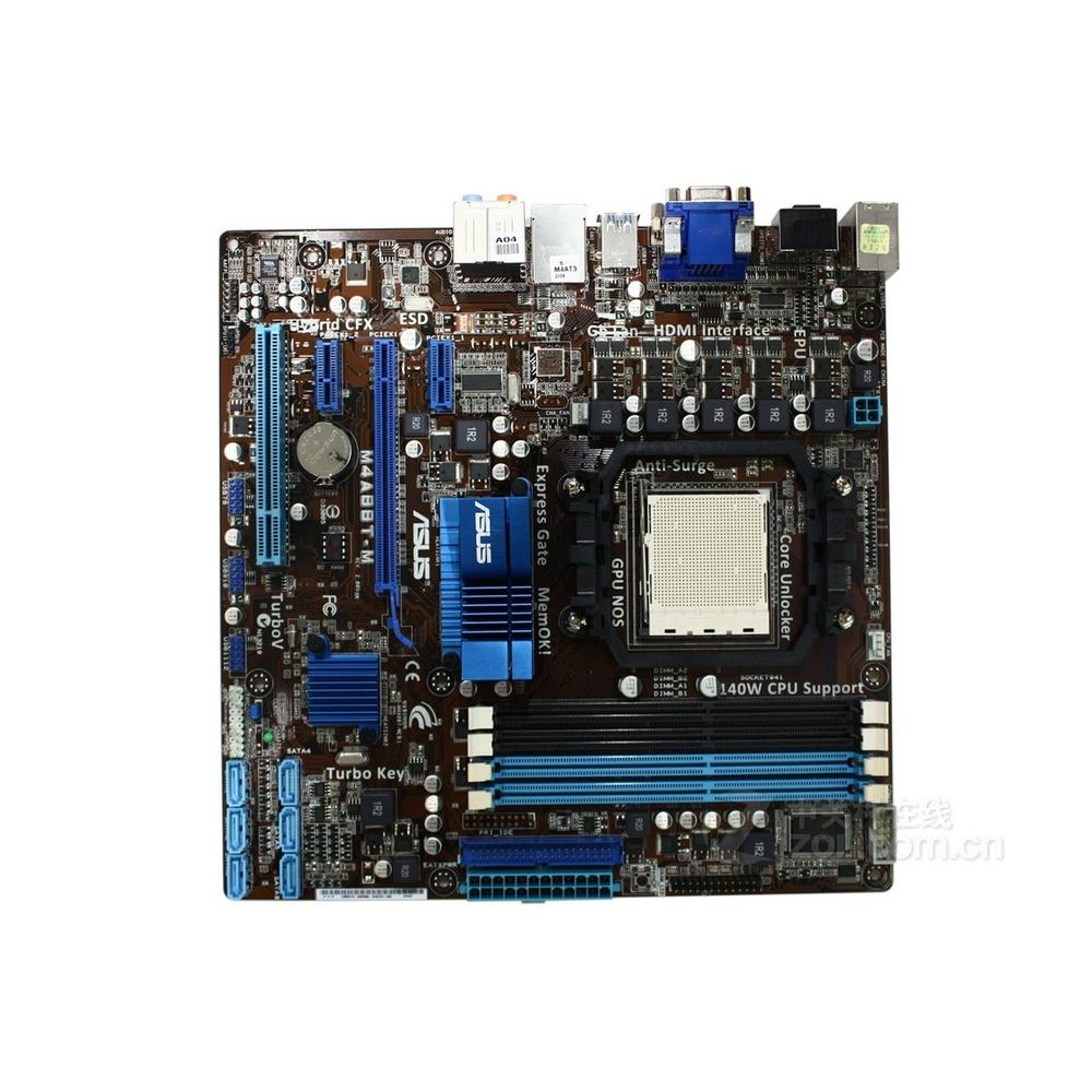 Foto 2 pulgar | Placa Base Asus M4a88t-m Con Conector Am3 Amd 880g Ddr3 Micro Atx - Venta Internacional.