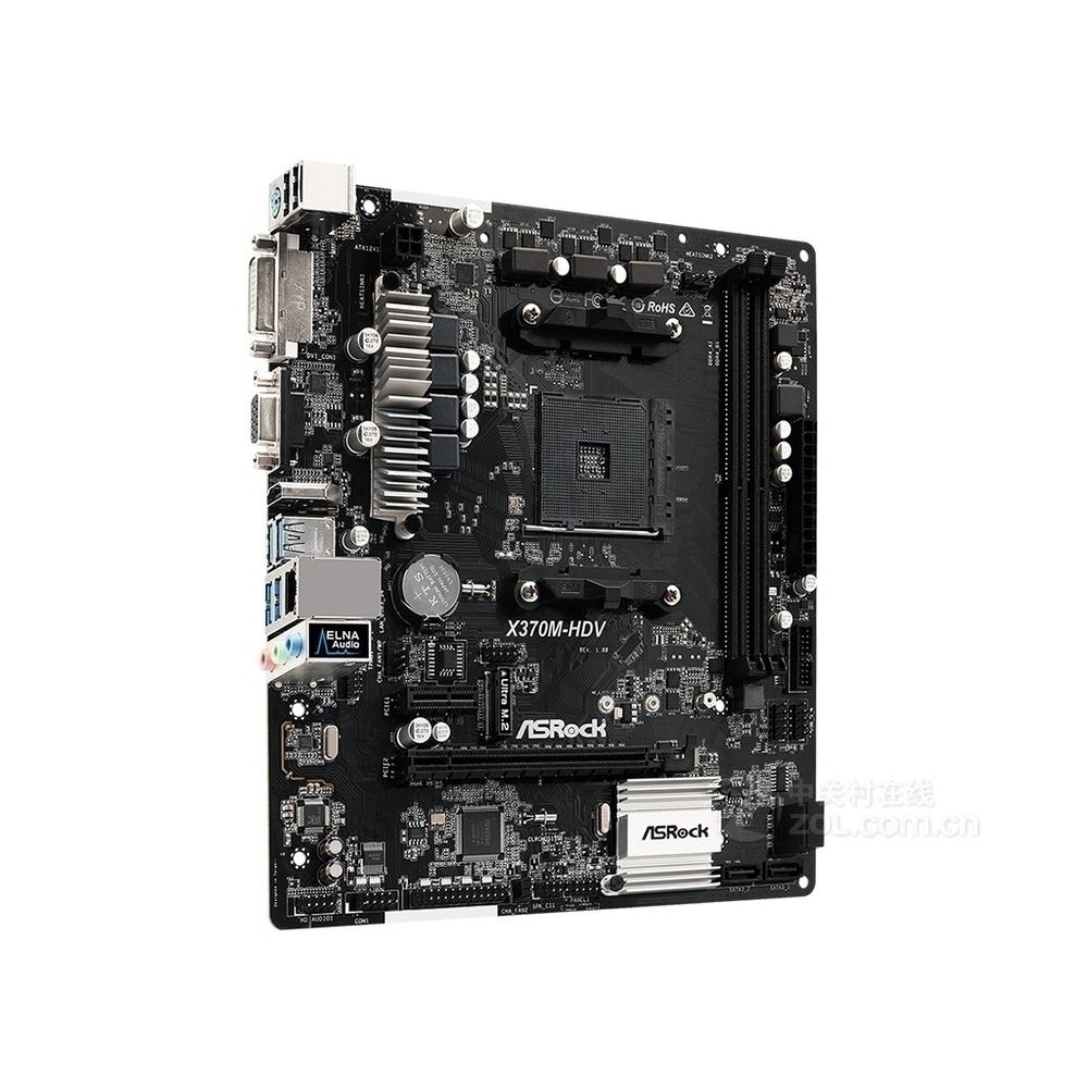 Foto 4 pulgar | Placa Base Asrock X370m-hdv Con Conector Am4 Amd X370 Ddr4 Micro Atx - Venta Internacional.