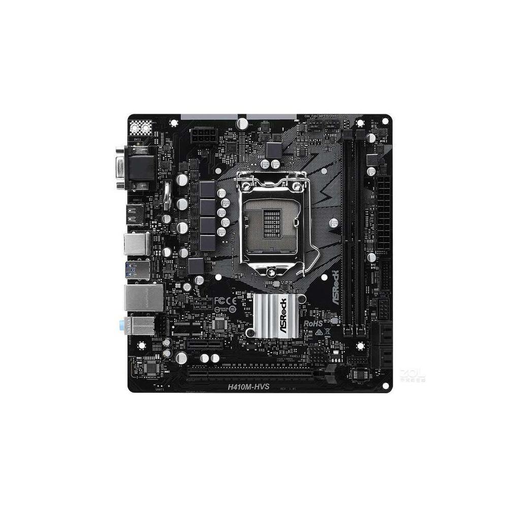 Foto 2 pulgar | Placa Madre Asrock H410m-hvs Lga 1200 Intel H410 Ddr4 De 64 Gb - Venta Internacional.