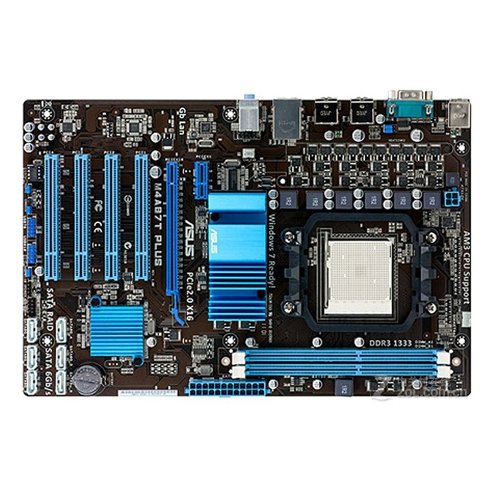Foto 2 pulgar | Placa Base Asus M4a87t Plus Socket Am3 Amd 870 Ddr3 Atx - Venta Internacional.