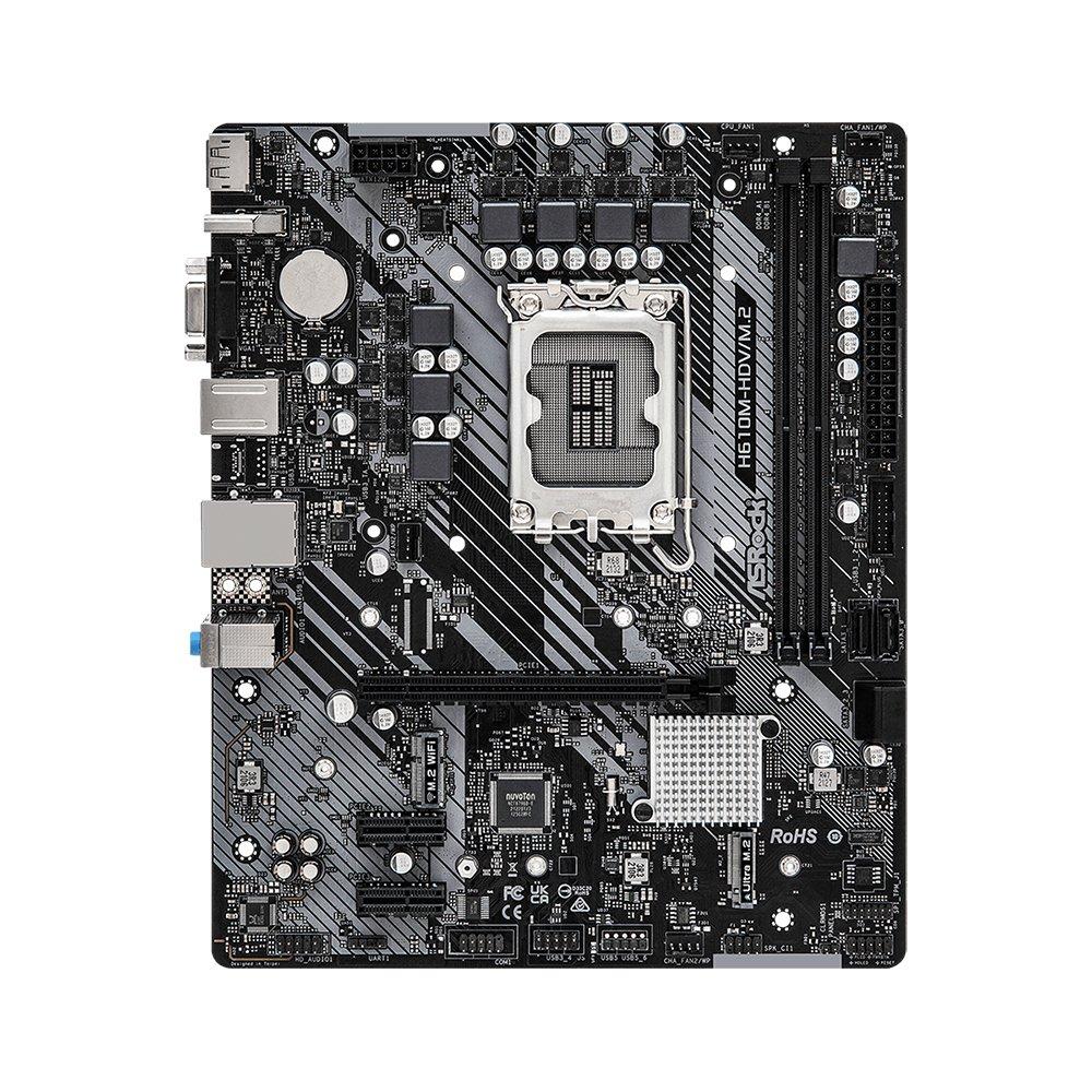 Foto 2 pulgar | Placa Madre Asrock H610m-hdv/m.2 Lga 1700 Ddr4 Micro Atx - Venta Internacional.
