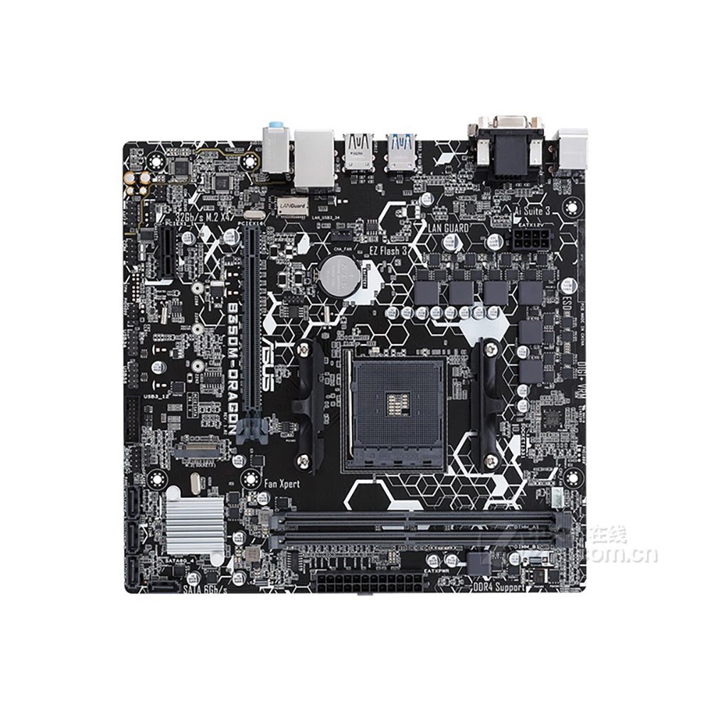 Foto 1 | Placa Base Asus B350m-dragon Con Conector Am4 Amd B350 Ddr4 Micro Atx - Venta Internacional.