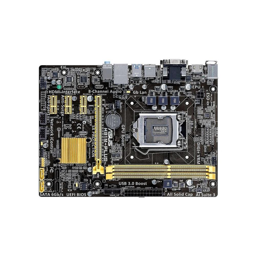 Foto 2 pulgar | Placa Base Asus H81m-plus Lga 1150 Intel H81 Ddr3 Micro Atx - Venta Internacional.