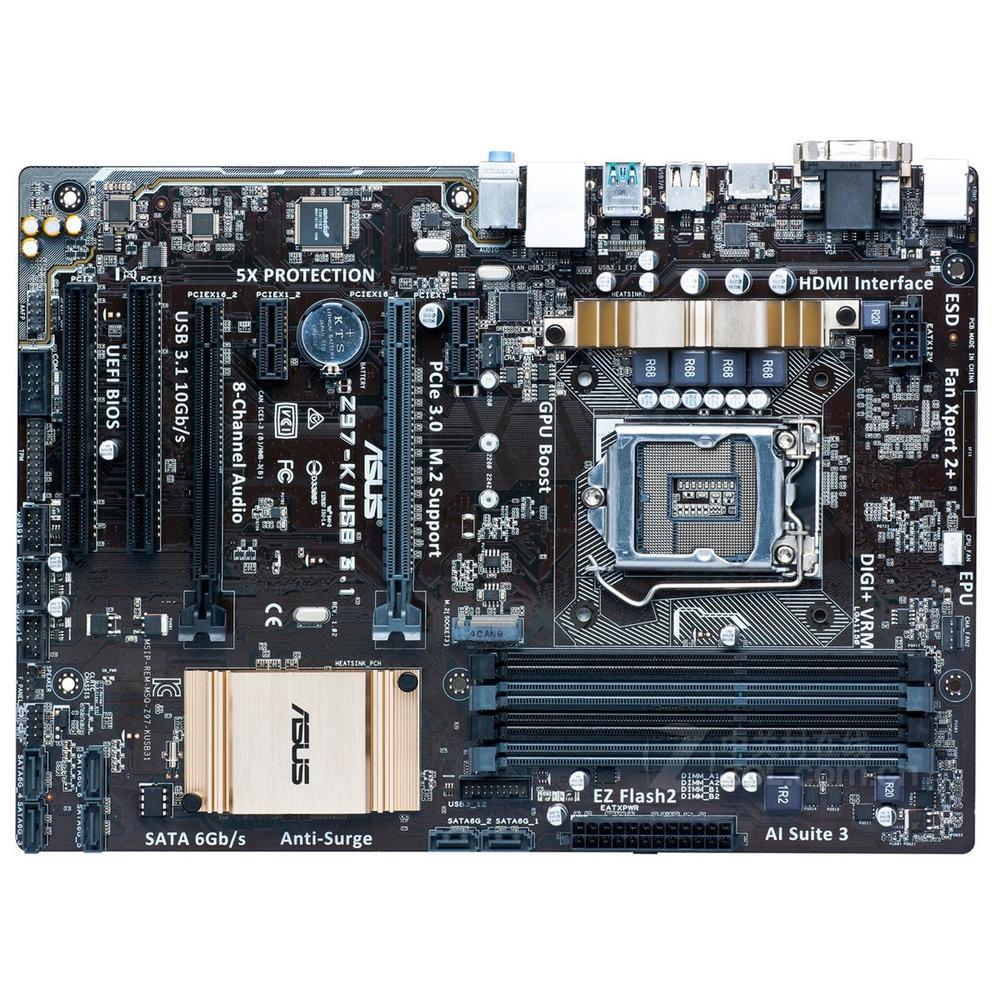 Foto 1 | Placa Madre Asus Z97-k/usb3.1 Lga 1150 Intel Z97 Ddr3 Atx - Venta Internacional.