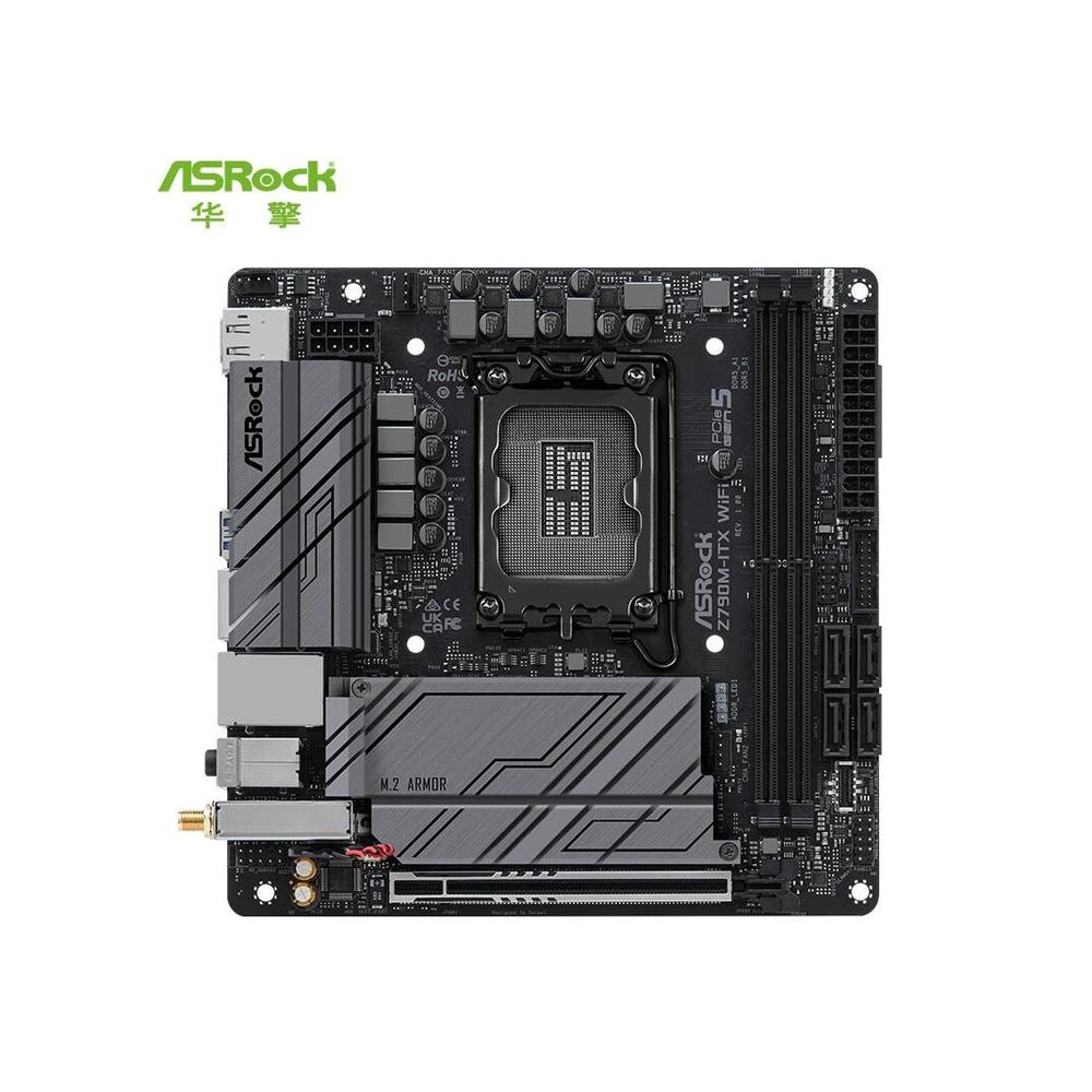Foto 2 pulgar | Placa Madre Asrock Z790m-itx Wifi Lga 1700 Ddr5 96 Gb - Venta Internacional.