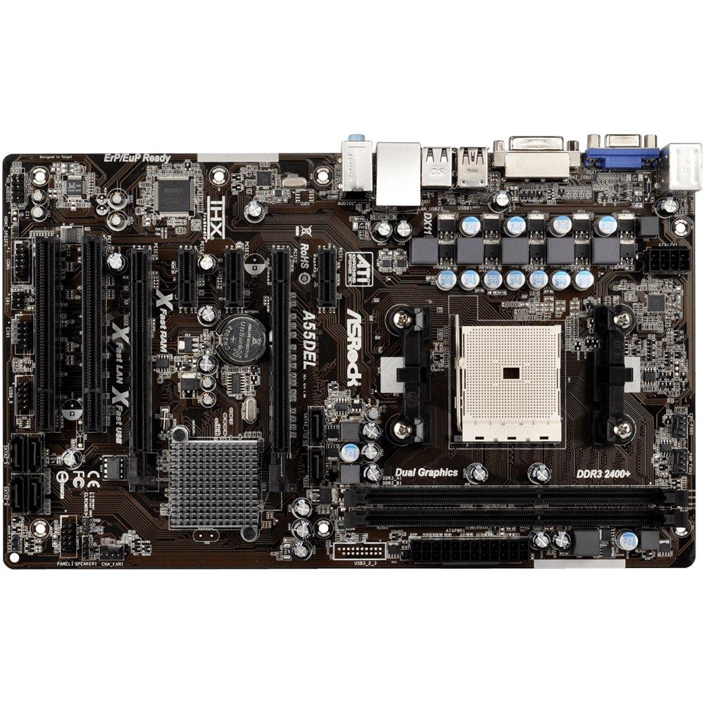 Foto 2 pulgar | Placa Madre Asrock A55del Socket Fm1 Amd A55 Ddr3 Atx - Venta Internacional.
