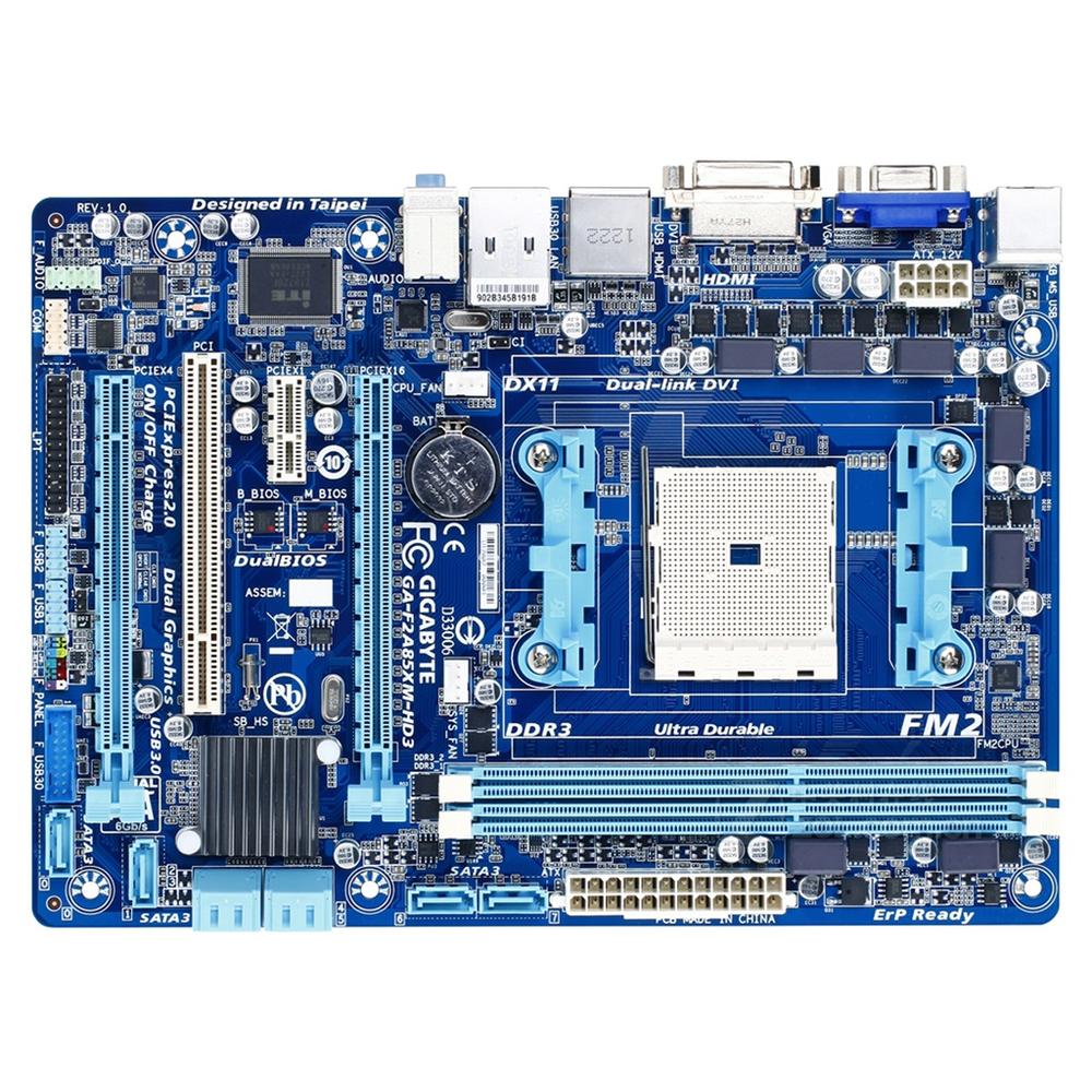 Foto 2 pulgar | Placa Madre Gigabyte Ga-f2a85xm-hd3 Socket Fm2 Amd A85x Ddr3 - Venta Internacional.