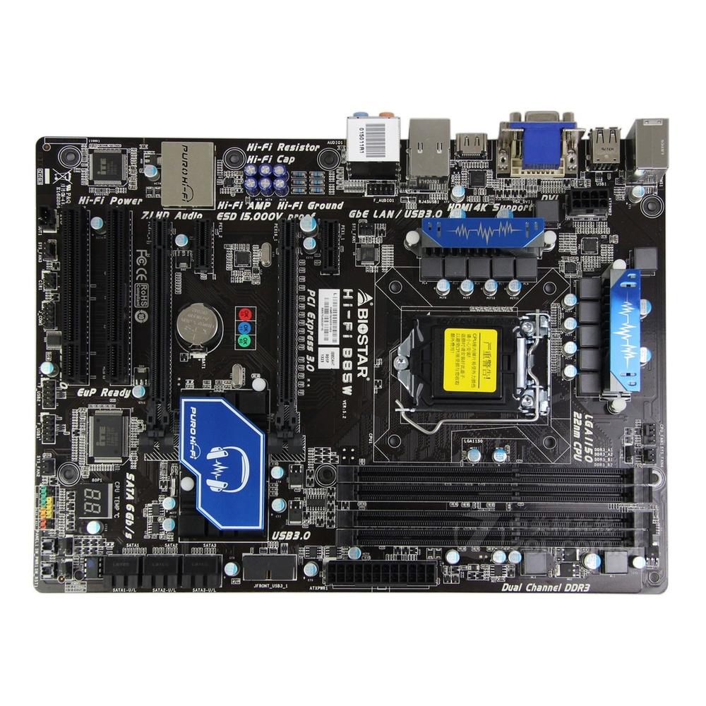 Foto 2 pulgar | Placa Madre Biostar Hi-fi B85w Lga 1150 Intel B85 Ddr3 Atx - Venta Internacional.