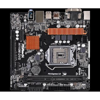 Foto 1 | Placa Madre Asrock H110m-dvs R3.0 Lga 1151 Intel H110 Ddr4 - Venta Internacional.