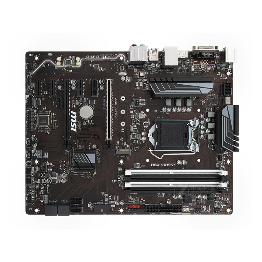 Foto 2 pulgar | Placa Madre Msi Z370-oc Pro Lga 1151 Intel Z370 Ddr4 Atx - Venta Internacional.
