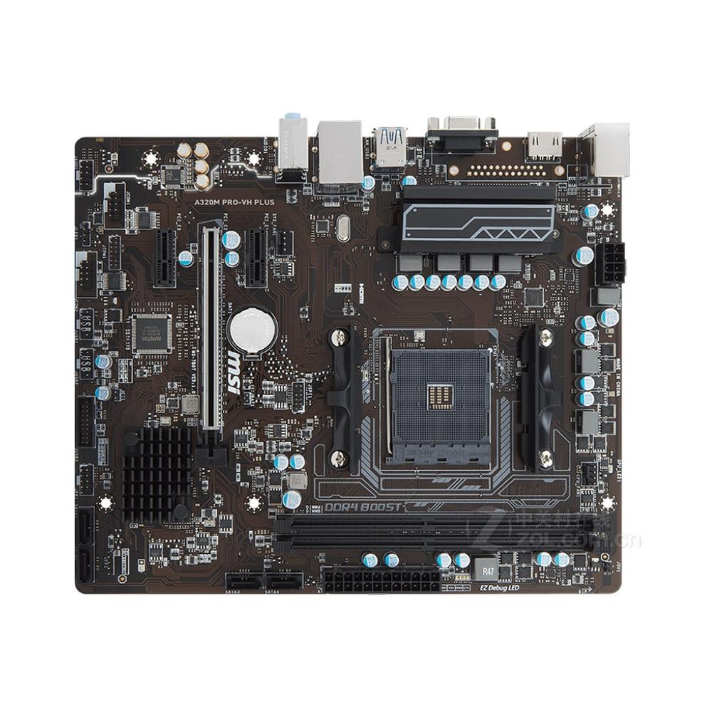 Foto 2 pulgar | Placa Madre Msi A320m Pro-vh Plus Con Conector Am4 Ddr4 Micro Atx - Venta Internacional.