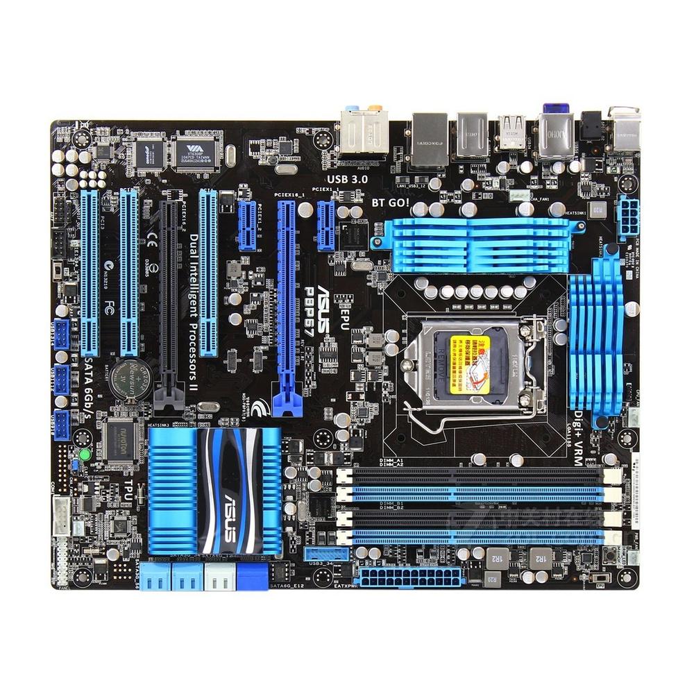 Placa Madre Asus P8p67 Lga 1155 Intel P67 Ddr3 Atx Usada - Venta Internacional. $1,506