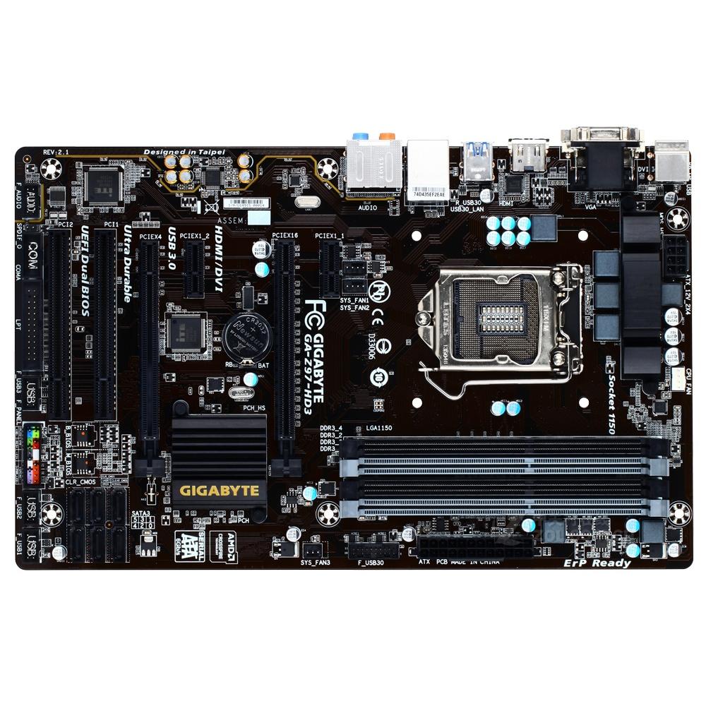 Foto 2 pulgar | Placa Madre Gigabyte Z97-hd3 (rev.2.1) Lga 1150 Ddr3 Atx - Venta Internacional.