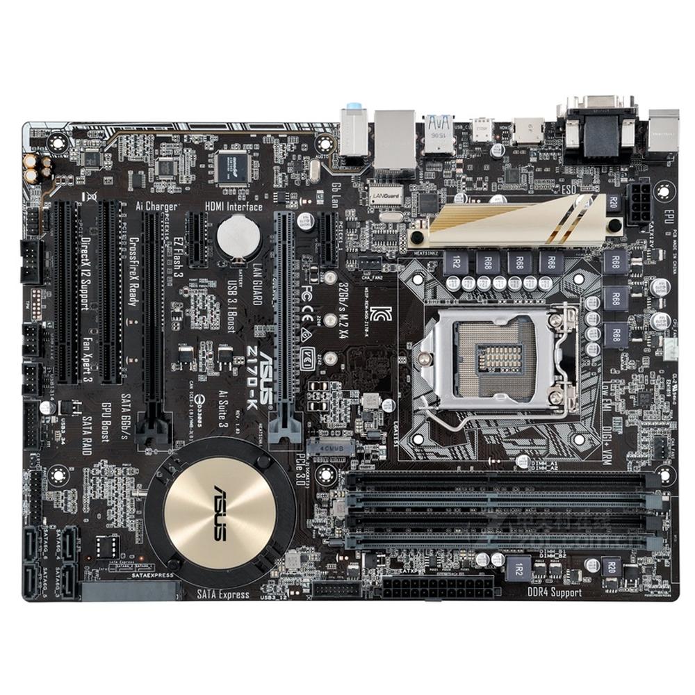 Foto 2 pulgar | Placa Madre Asus Z170-k Lga 1151 Intel Z170 Ddr4 Atx - Venta Internacional.