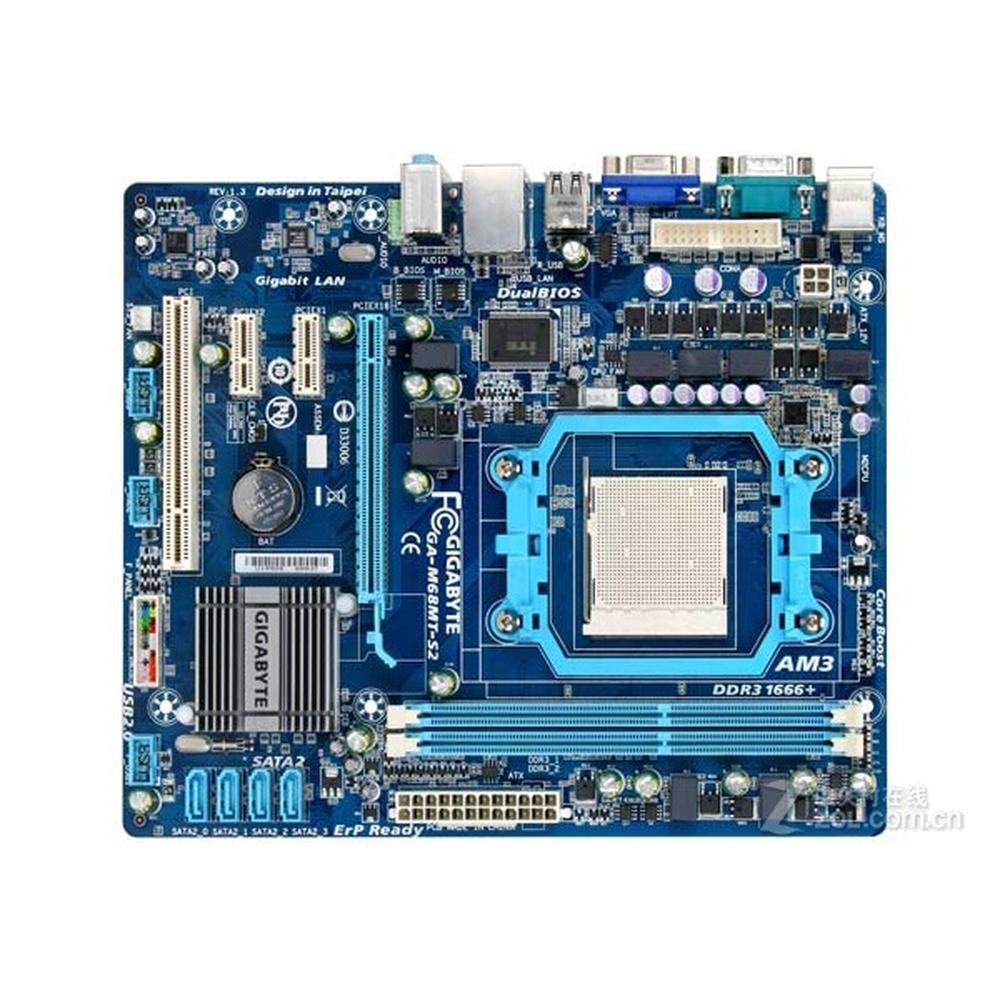 Foto 2 pulgar | Placa Base Gigabyte Ga-m68mt-s2 Con Conector Am3 Ddr3 Micro Atx - Venta Internacional.