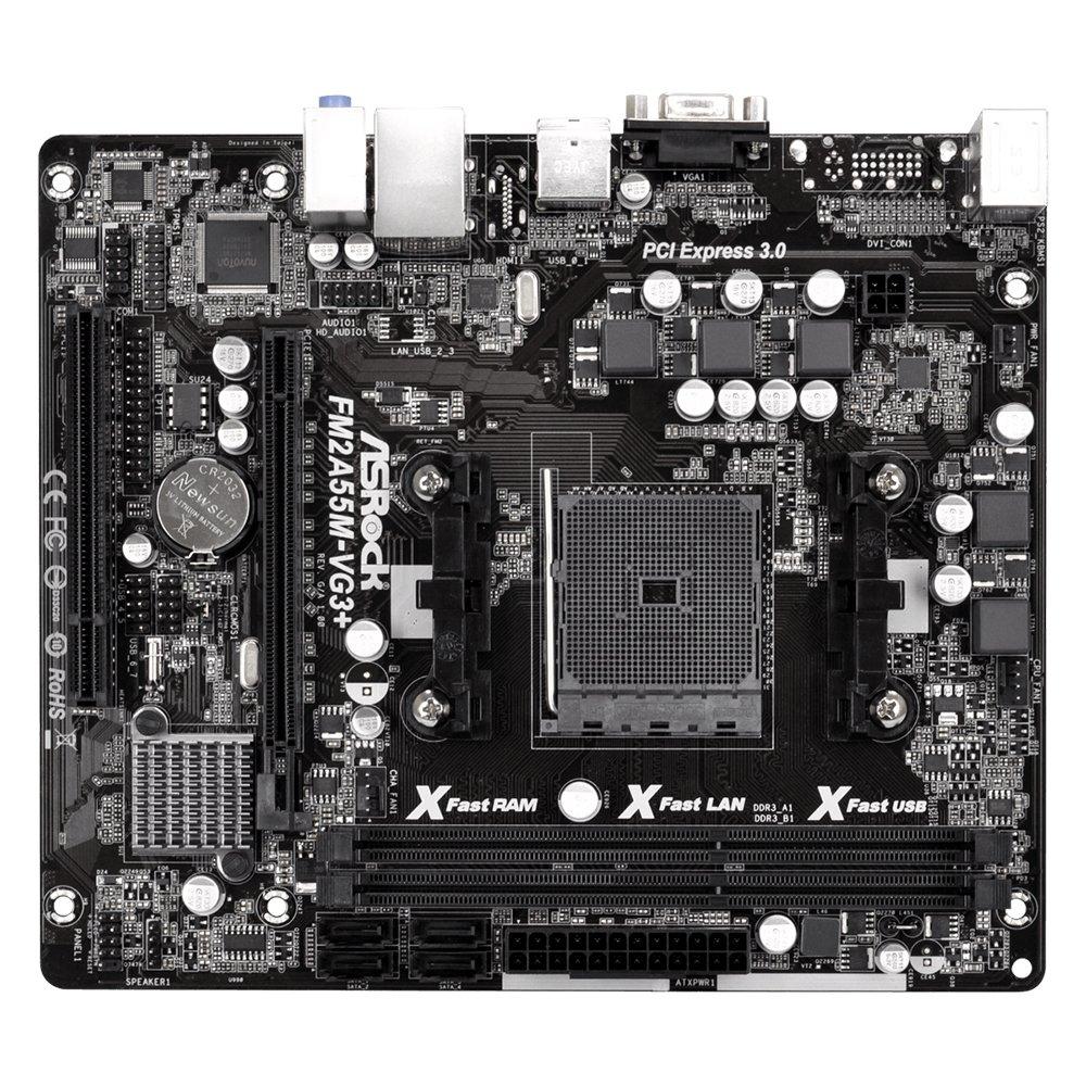 Foto 2 pulgar | Placa Madre Asrock Fm2a55m-vg3+ Zócalo Fm2+ Amd A55 Ddr3 - Venta Internacional.
