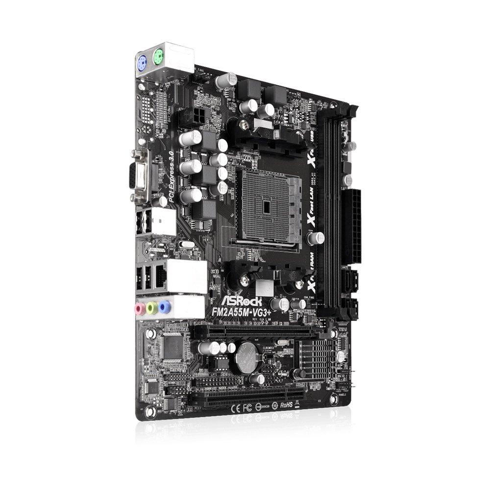 Foto 3 pulgar | Placa Madre Asrock Fm2a55m-vg3+ Zócalo Fm2+ Amd A55 Ddr3 - Venta Internacional.