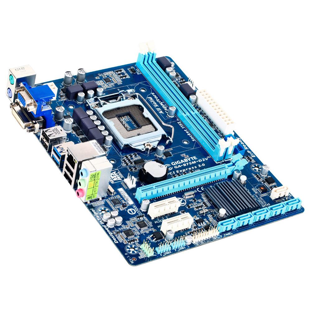 Foto 3 pulgar | Placa Madre Gigabyte Ga-b75m-d2v Lga 1155 Intel B75 Ddr3 - Venta Internacional.