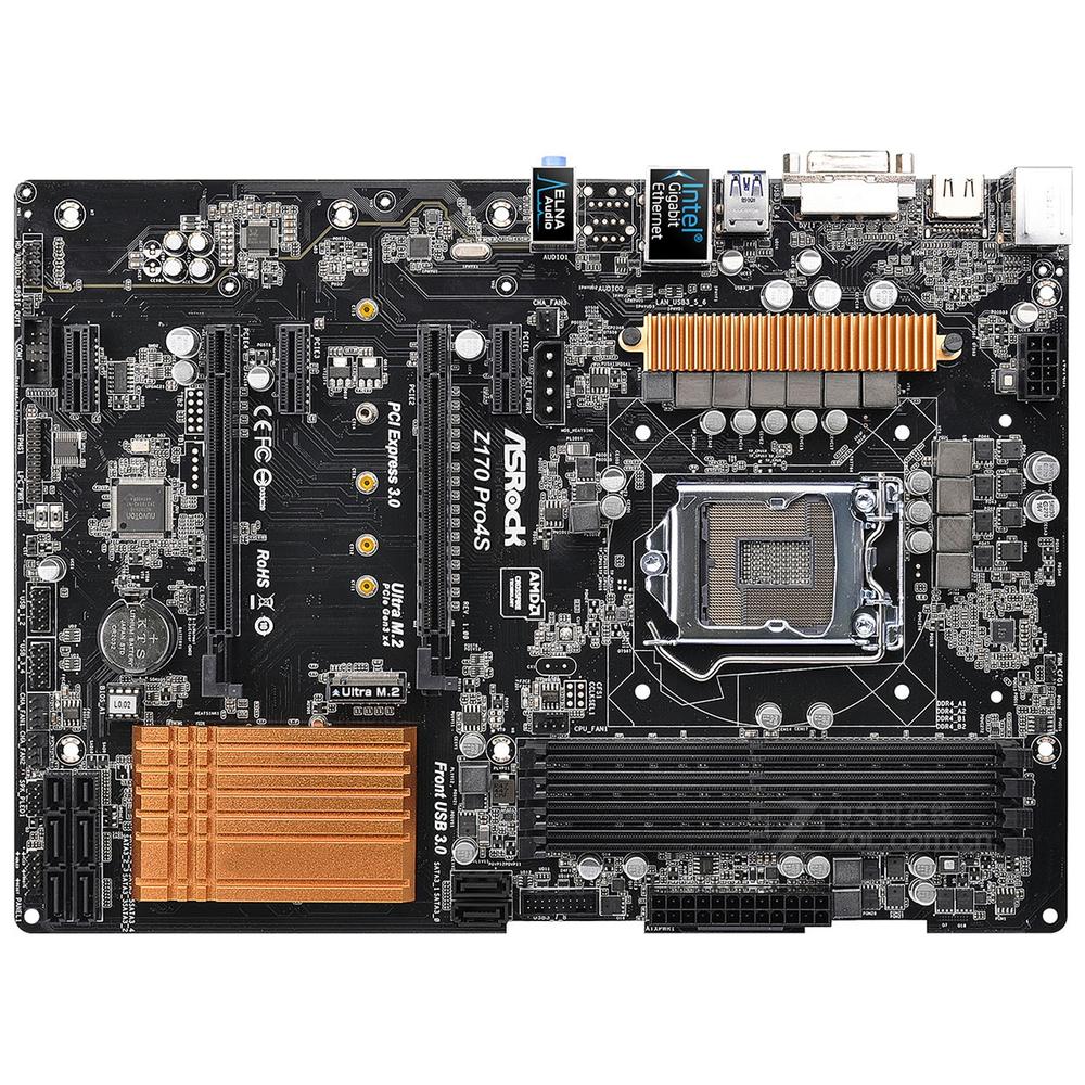 Foto 1 | Placa Madre Asrock Z170 Pro4s Lga 1151 Intel Z170 Ddr4 Atx - Venta Internacional.