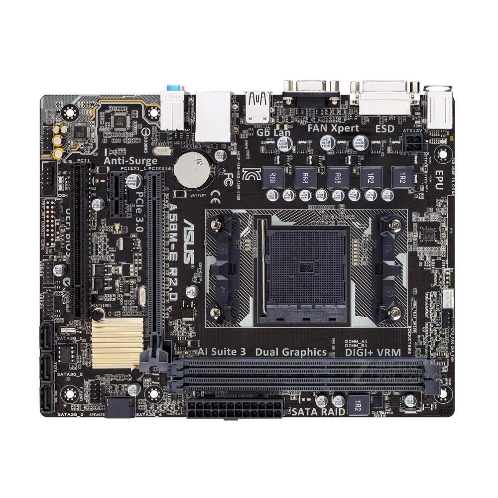 Foto 2 pulgar | Placa Base Asus A58m-e R2.0 Con Conector Fm2/fm2+ Ddr3 Micro Atx - Venta Internacional.