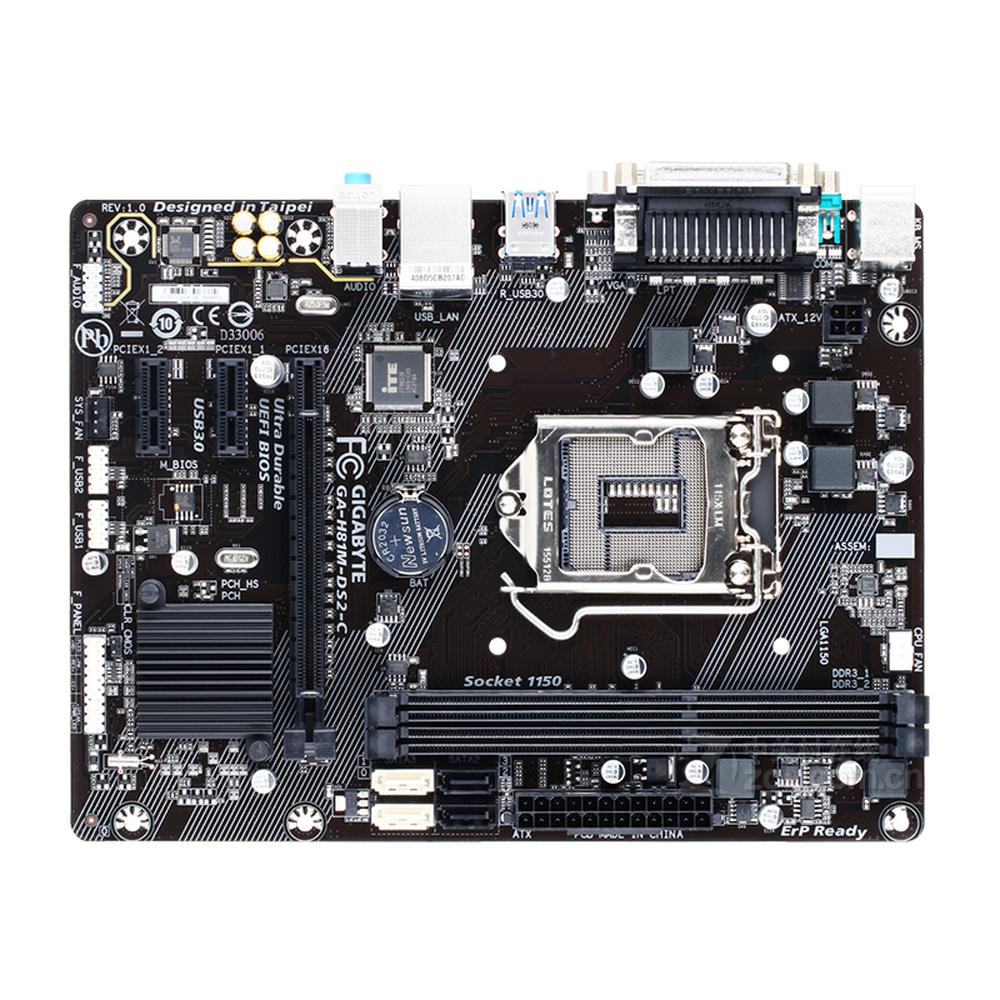Foto 2 pulgar | Placa Madre Gigabyte H81m-ds2-c Lga 1150 Intel H81 Ddr3 - Venta Internacional.