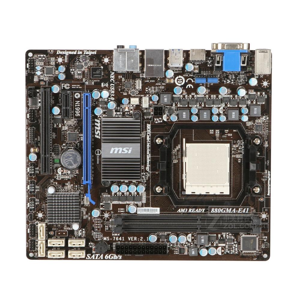 Placa Base Msi 880gma-e41 Socket Am3 Amd 880g Ddr3 Micro Atx - Venta Internacional. $1,359