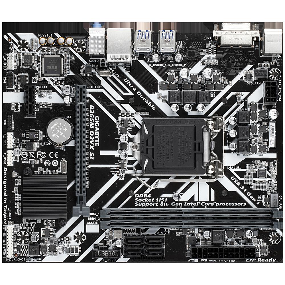 Foto 2 pulgar | Placa Madre Gigabyte Ga-b365m D2vx Si Lga 1151 Intel B365 Ddr4 - Venta Internacional.