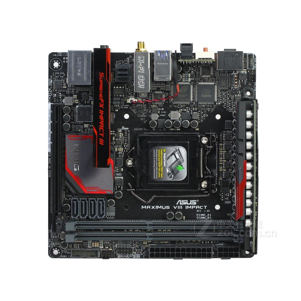Foto 2 pulgar | Placa Madre Asus Maximus Viii Impact Lga 1151 Intel Z170 Ddr4 - Venta Internacional.