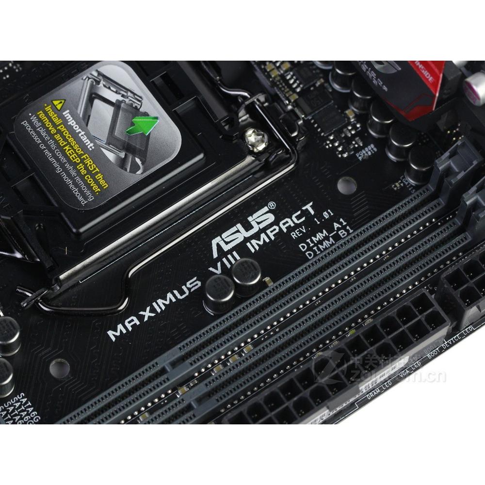 Foto 5 pulgar | Placa Madre Asus Maximus Viii Impact Lga 1151 Intel Z170 Ddr4 - Venta Internacional.