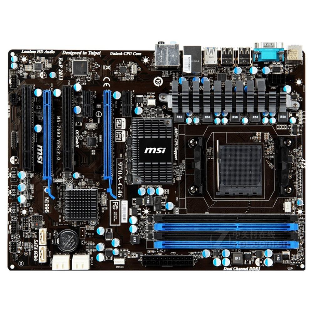 Foto 2 pulgar | Placa Madre Msi 970a-g46 Socket Am3/am3+ Amd 970 Ddr3 Atx - Venta Internacional.