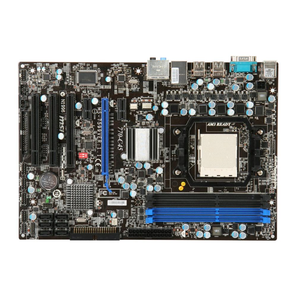 Foto 2 pulgar | Placa Madre Msi 770-c45 Socket Am3 Amd 770 Ddr3 Atx - Venta Internacional.