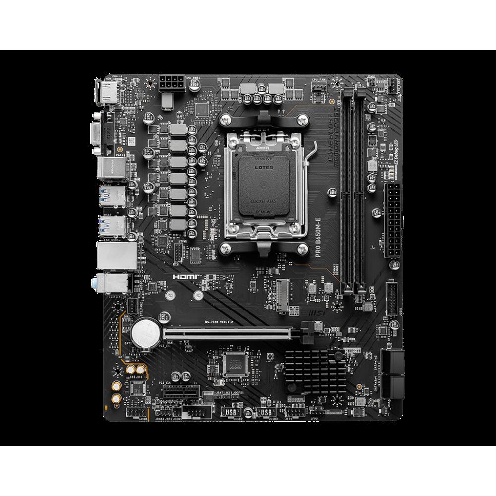 Foto 2 pulgar | Placa Base Msi Pro B650m-e Con Conector Am5 Amd B650 Ddr5 Micro Atx - Venta Internacional.