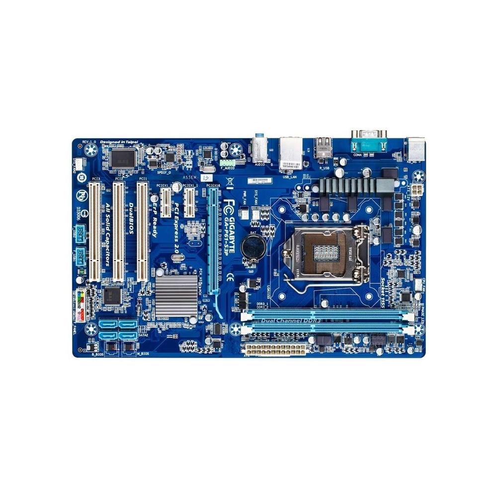 Foto 2 pulgar | Placa Madre Gigabyte Ga-p61-s3p (rev.1.0) Lga 1155 Ddr3 Atx - Venta Internacional.