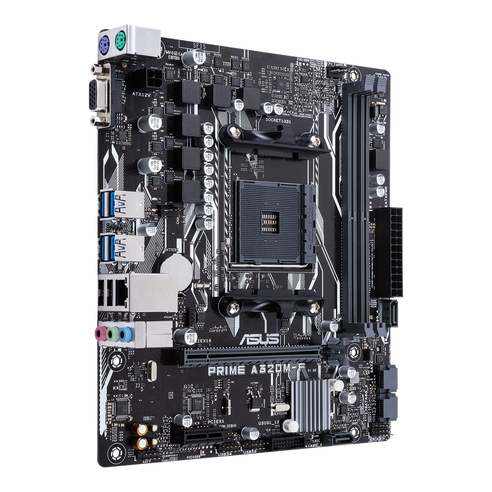 Foto 3 pulgar | Placa Base Asus Prime A320m-f Socket Am4 Amd A320 Ddr4 32 Gb - Venta Internacional.