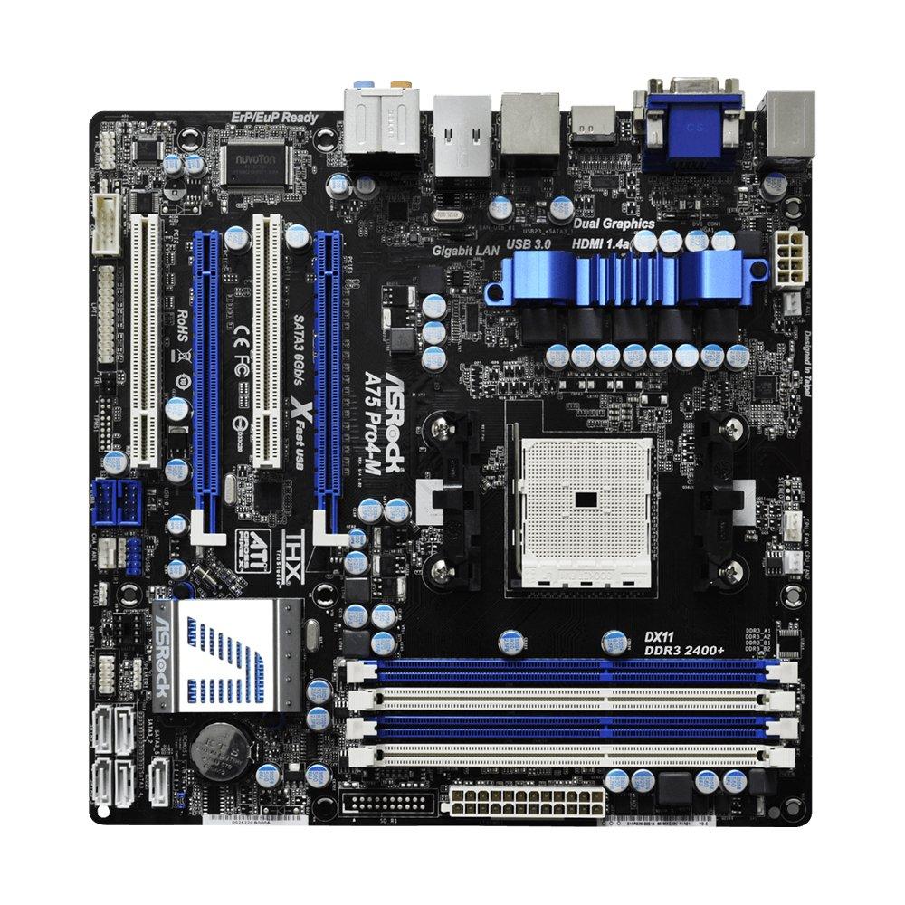 Foto 2 pulgar | Placa Madre Asrock A75 Pro4-m Con Conector Fm1 Amd A75 Ddr3 Micro Atx - Venta Internacional.
