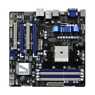 Foto 1 | Placa Madre Asrock A75 Pro4-m Con Conector Fm1 Amd A75 Ddr3 Micro Atx - Venta Internacional.