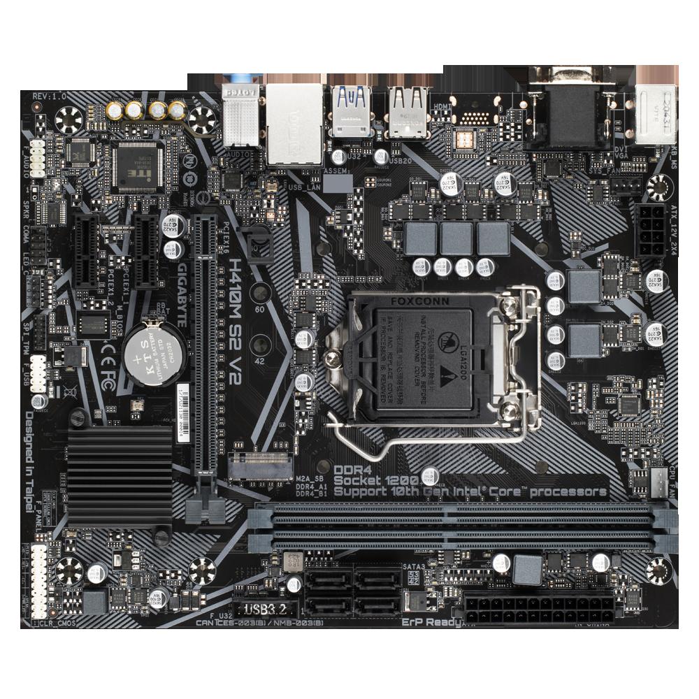 Foto 2 pulgar | Placa Madre Gigabyte H410m S2 V2 Lga1200 Intel H410 Ddr4 - Venta Internacional.
