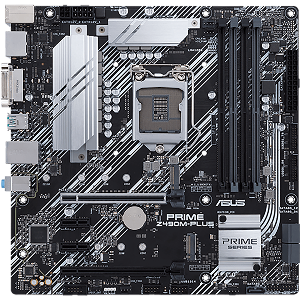 Foto 2 pulgar | Placa Madre Asus Prime Z490m-plus Lga 1200 Intel Z490 Ddr4 - Venta Internacional.