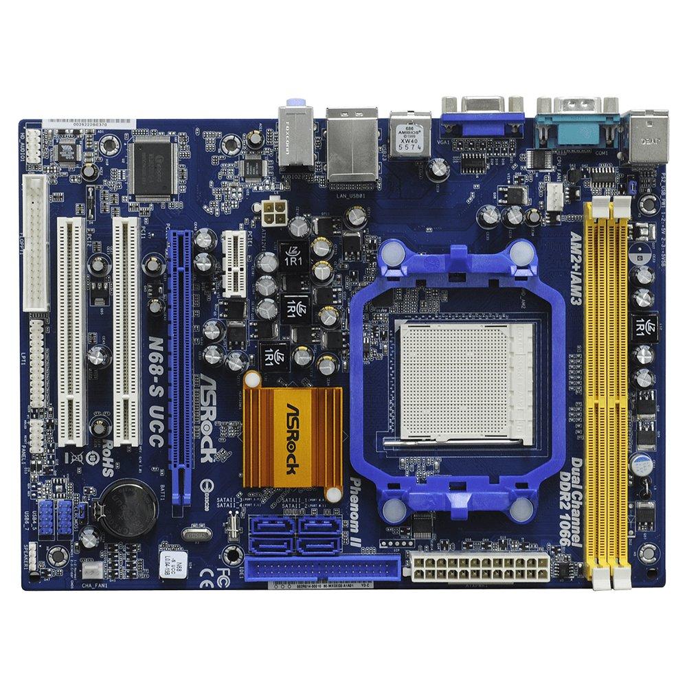 Foto 2 pulgar | Placa Madre Asrock N68-s Ucc Socket Am2/am2+/am3 Ddr2 - Venta Internacional.