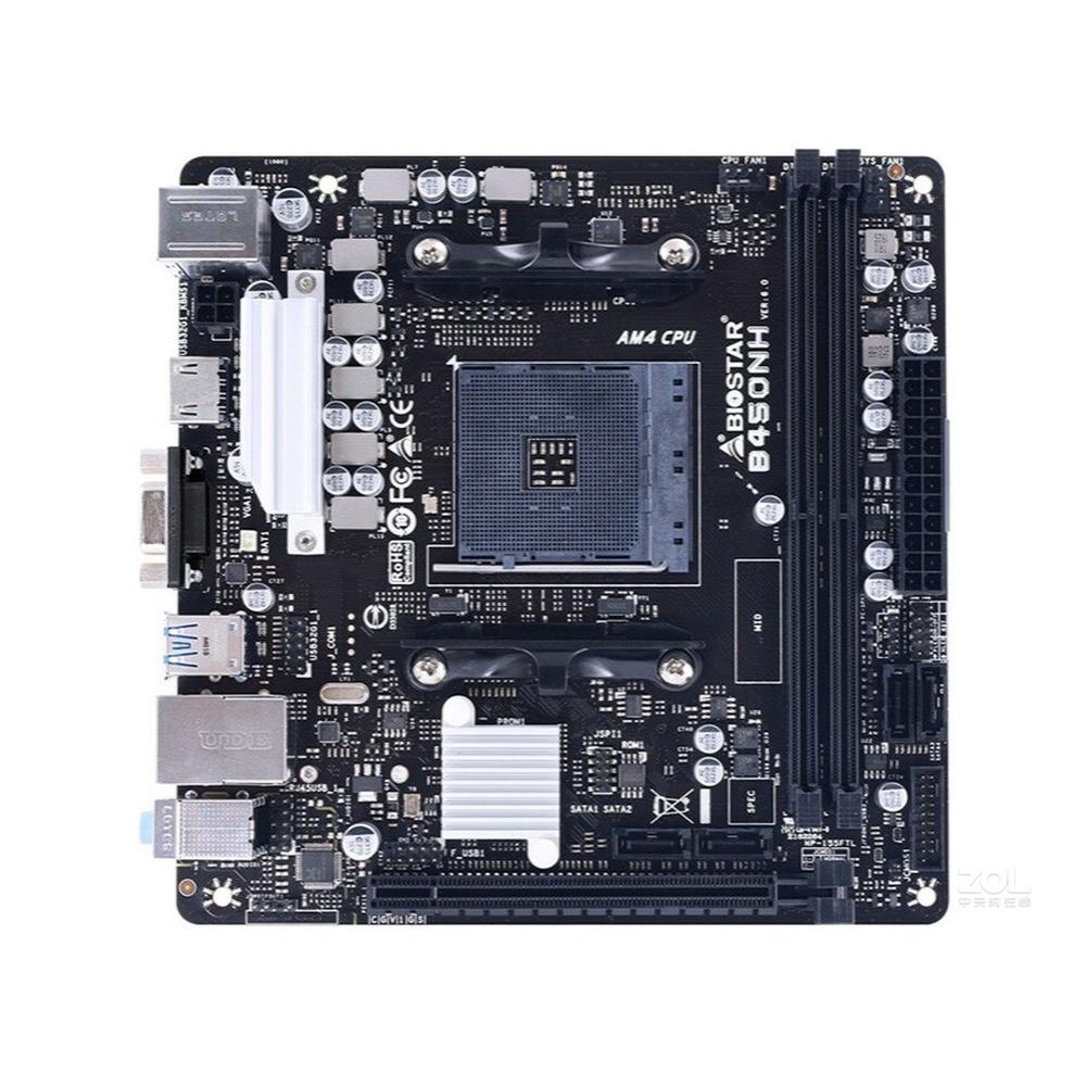 Foto 2 pulgar | Placa Madre Biostar B450nh Socket Am4 Amd B450 Ddr4 Mini-itx - Venta Internacional.